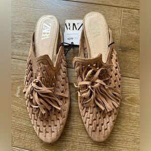 Brand new Zara slip off flats